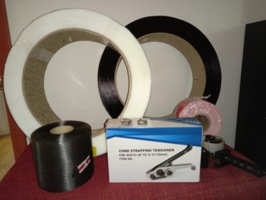 viazacie pásky, spony, kliešte