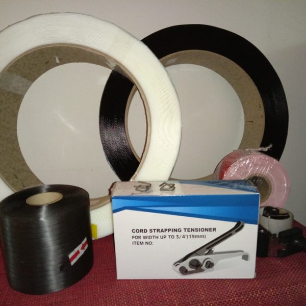 viazacie pásky, spony, kliešte